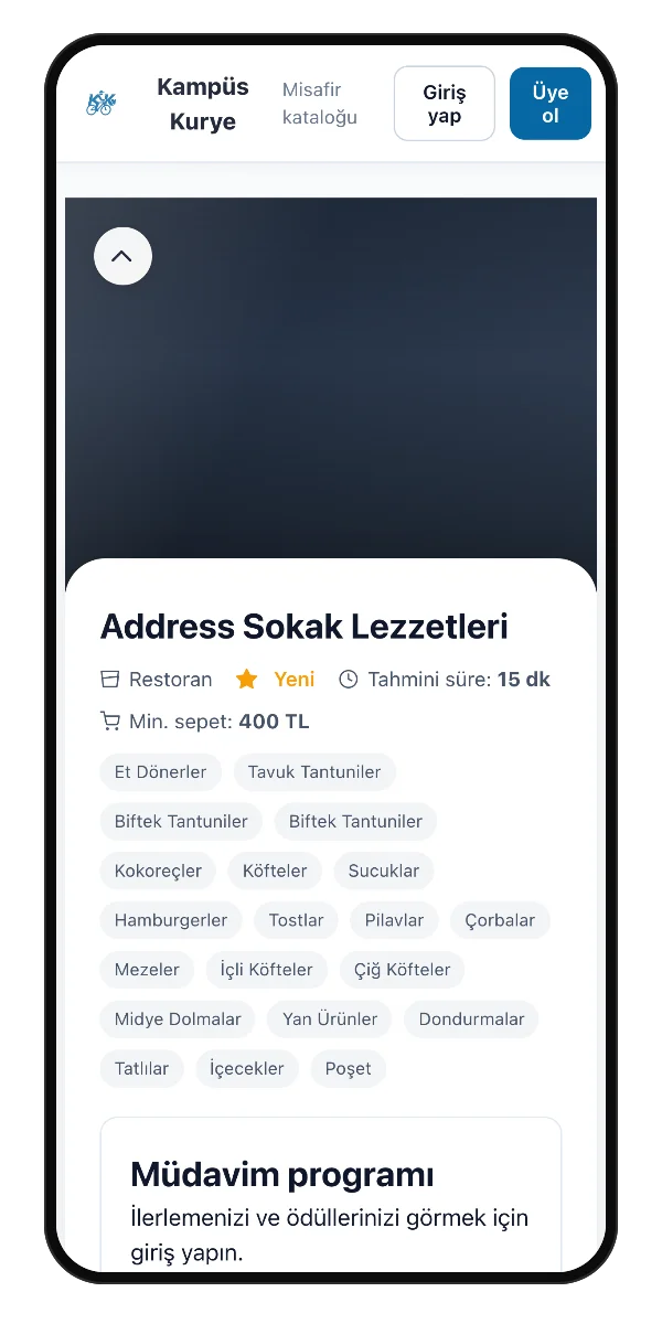 İşletme kategorileri