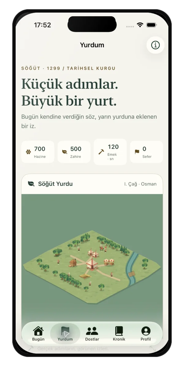 Yurdum village screen